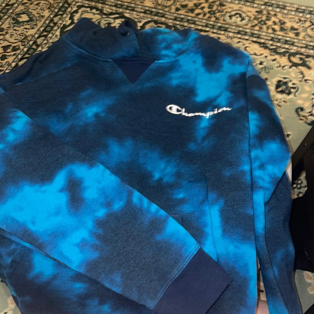 Youth Tie Dye Champion Hoodie